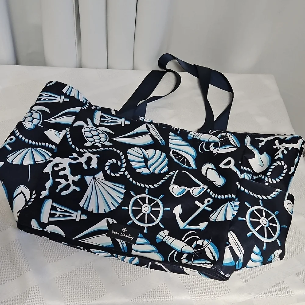 Vera Bradley Lighten Up Beach Tote - Picture 2 of 8
